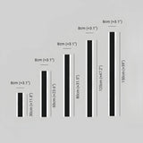 Minimalist Outdoor Long LED Wall Light Metal with Motion Sensor for Porch