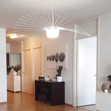 Hat-Shaped Frame Modern Living Room Pendant Light - Clowas
