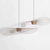 Hat-Shaped Frame Modern Living Room Pendant Light - Clowas