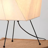 Slim Tripod Floor Lamp In Paper For Living Room
