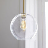 Gradient Glass Sphere Pendant Light for Dining Room