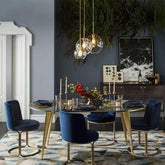 Gradient Glass Sphere Pendant Light for Dining Room