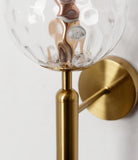 Minimalist Glass Orb Wall Light LED