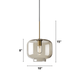 Minimalist Round Single Glass Pendant Lights