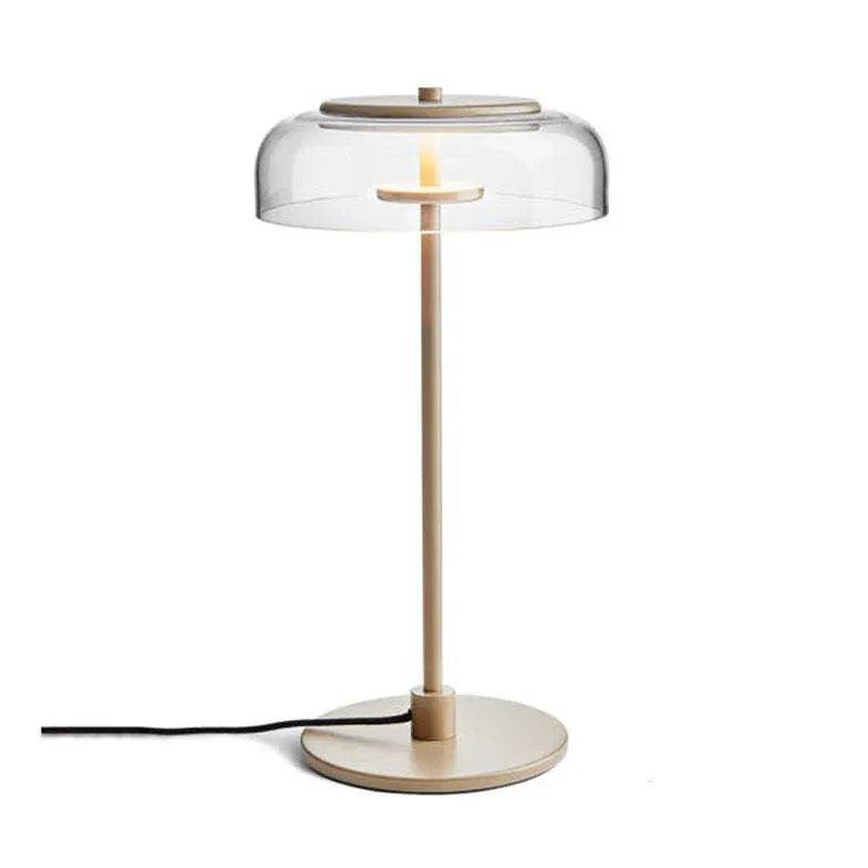 Transparent Glass Minimalist Plug-In Table Lamp - Clowas