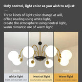 Adjustable White Glass Modern Chandelier - Clowas