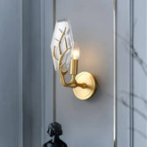 Deer Antler Crystal Gold Wall Lights - Clowas