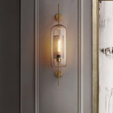 Modern Glass LED Wall Light Dimmable for Bedside
