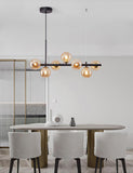 Modern Glass Globe Pendant Light for Kitchen Island