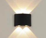 Modern Outdoor Up Down Wall Light Waterproof Metal for Exterior Wall