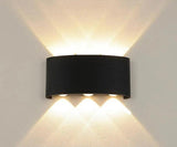 Modern Outdoor Up Down Wall Light Waterproof Metal for Exterior Wall