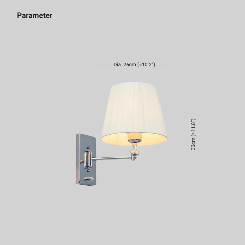 Folding Arm Fabric Modern Wall Lights - Clowas