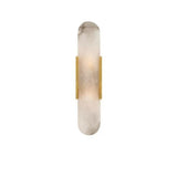 Modern Marble LED Wall Light for Bedside, Anti-Glare