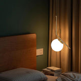Nordic Milk White Glass Round Pendant Light
