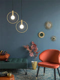 Nordic Milk White Glass Round Pendant Light