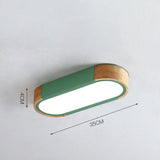 Nordic LED Linear Living Room Wooden Ceiling Light