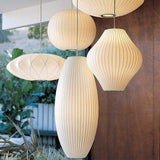 Japanese Fabric Lantern Pendant Light for Dining