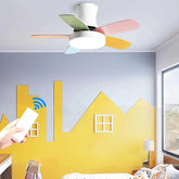 Multi-Color Bedroom Ceiling Fan With Light - Clowas