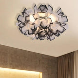 Interlocking Two-Tone Acrylic Artistic Ceiling Light - Clowas