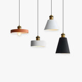 Black Round Cake Dining Room Pendant Light - Clowas