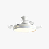 White Table Dining Room Ceiling Fan with Light - Clowas