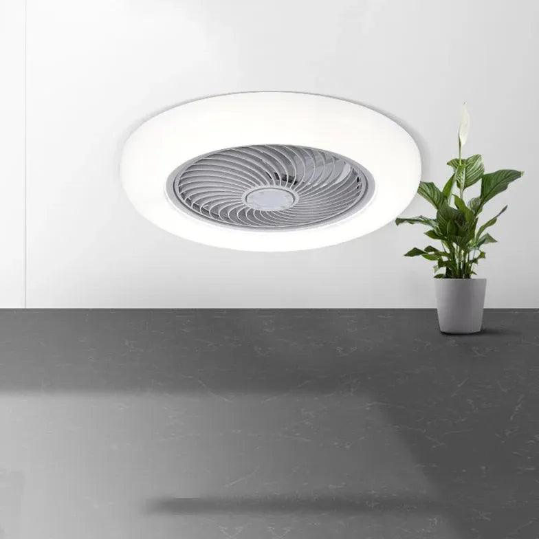 Ultra-Thin Modern Ceiling Fan with Light - Clowas