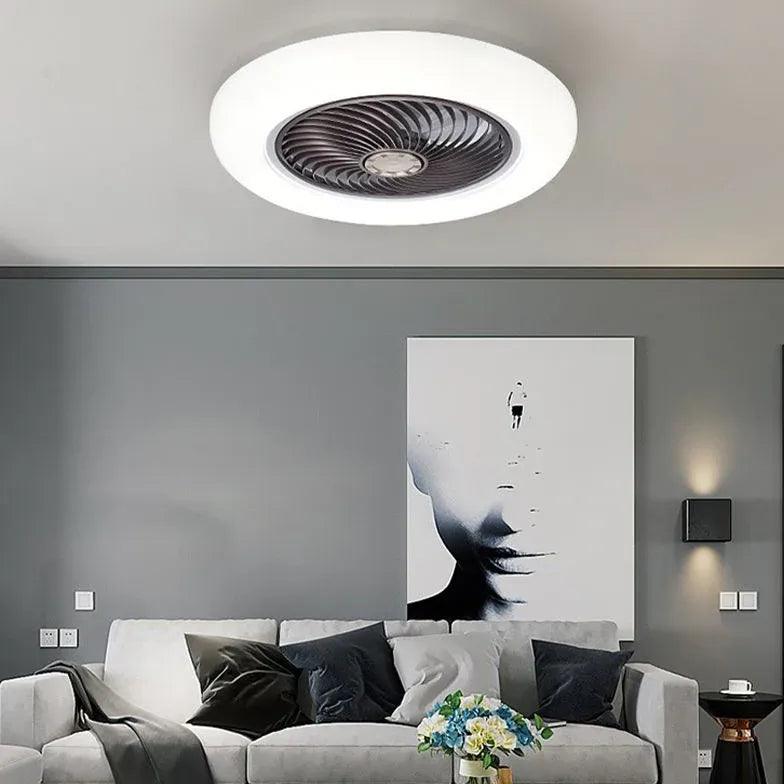 Ultra-Thin Modern Ceiling Fan with Light - Clowas