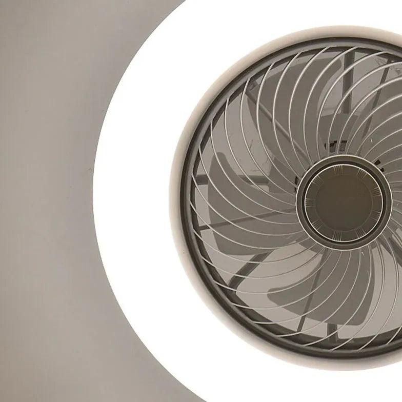 Ultra-Thin Modern Ceiling Fan with Light - Clowas