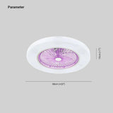 Integrated Disc Bedroom Ceiling Fan with Light - Clowas