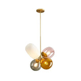 Colorful Flowers Glass Pendant Light - Clowas