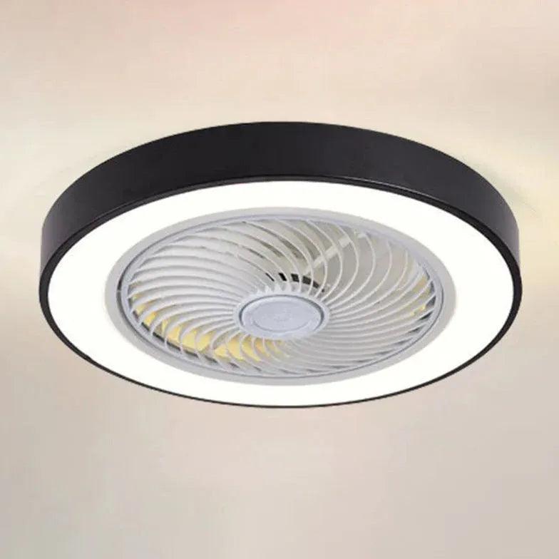 Pink Mute Modern Ceiling Fan with Light - Clowas