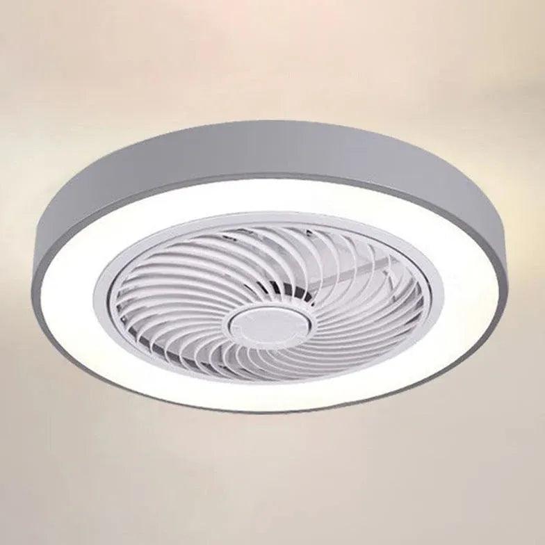Pink Mute Modern Ceiling Fan with Light - Clowas