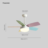 Integrated Lighting Modern Ceiling Fan With Light - Clowas