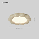 Round Wreath Shape LED Bedroom Ceiling Light - Clowas