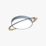 Flat Stars Bedroom LED Flush Ceiling Lights - Clowas