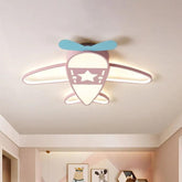 Airplane Kids Room LED Flush Ceiling Lights - Clowas