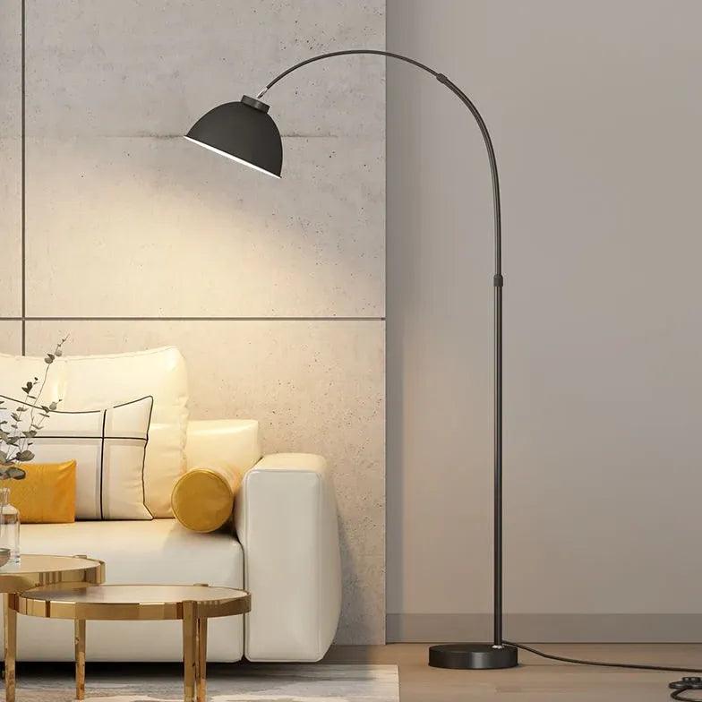 Arc Half-Dome Minimalist Plug-In Floor Lamp - Clowas