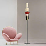 Multilayer Spherical Color Block Floor Lamp - Clowas