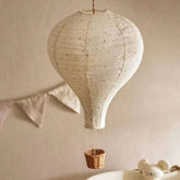 Fabric Hot Air Balloon White Flush Ceiling Lights - Clowas