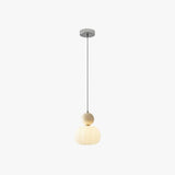 White Acrylic Floral Sphere Pendant Light - Clowas