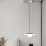 Pendant Lights for Bedroom with Iron and Glass Design