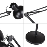 Adjustable Long-Arm Plug-In Reading Floor Lamp - Clowas