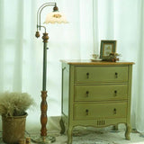 Metal Flower French Retro Floor Lamp - Clowas