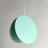Glossy Disc Dining Room Modern Pendant Light - Clowas