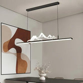 Mountain Contour LED Modern Linear Pendant Light - Clowas
