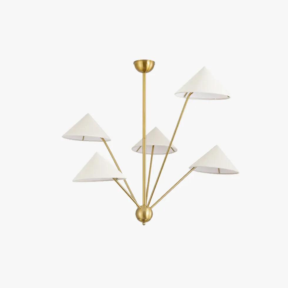 Multi-Arm Design Brass Living Room Chandelier - Clowas