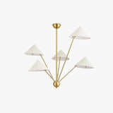 Multi-Arm Design Brass Living Room Chandelier - Clowas