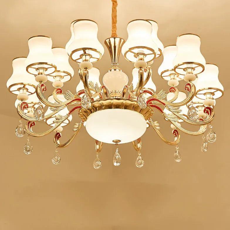 Multi-Arm Lampshade Vintage Chandelier - Clowas