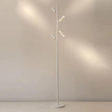 Multi-Head Black Slim Floor Lamp - Clowas