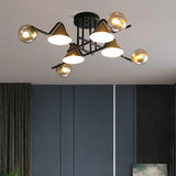Nordic Glass Hanging Ceiling Lights for Living Room